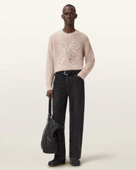 Chainy Embroidered Sweater