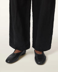 Hailee Leather Ballet Flats