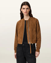 Orten Suede Bomber Jacket