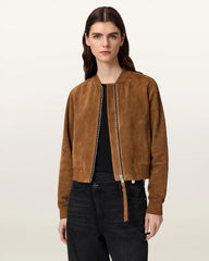 Orten Suede Bomber Jacket