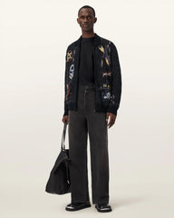 Meller Zip Up Jacquard Cardigan