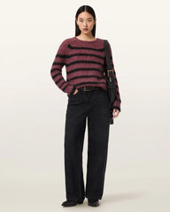 Riga Striped Crew Neck Sweater