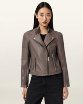 Raul Leather Biker Jacket