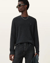 Aspen Waffle Texture Crew Neck Ramskull Sweater