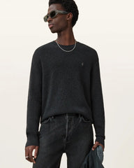 Aspen Waffle Texture Crew Neck Ramskull Sweater
