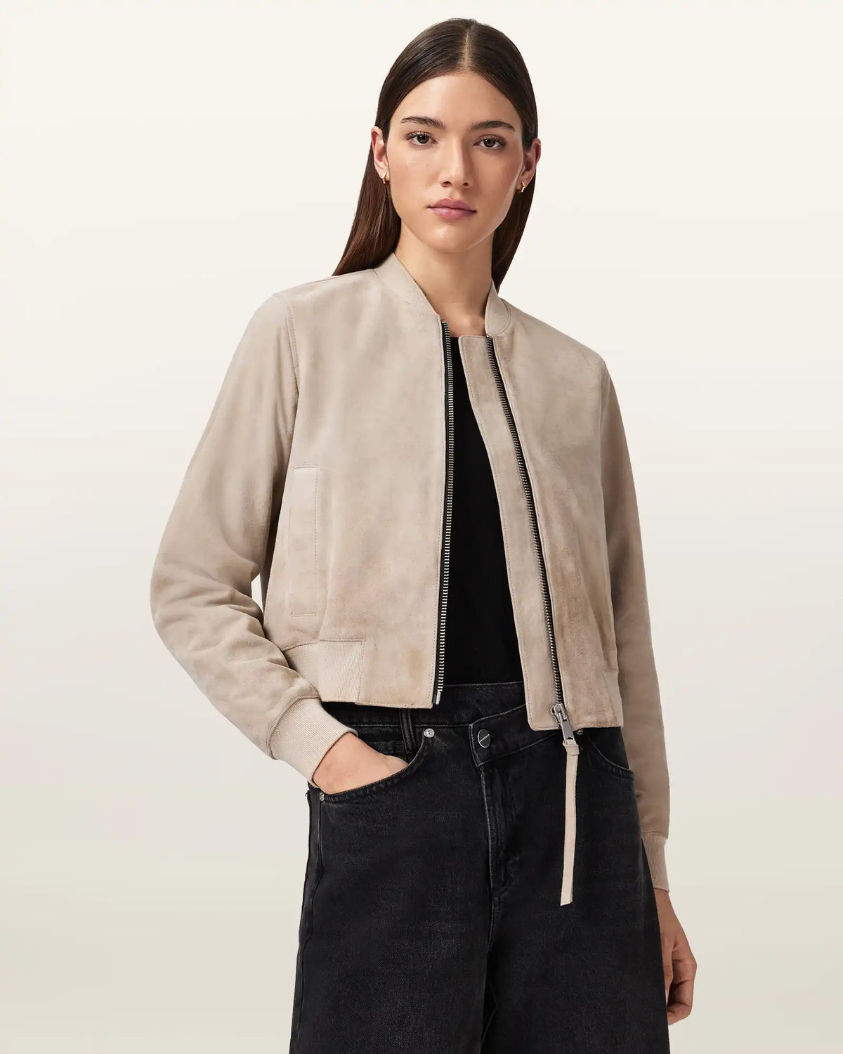 Orten Suede Bomber Jacket