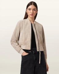 Orten Suede Bomber Jacket