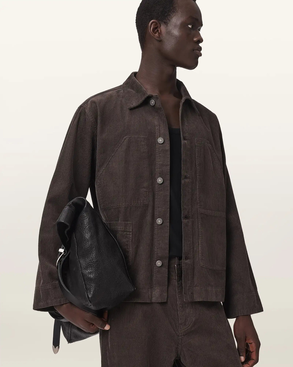 Mukesh Relaxed Fit Cord Shacket
