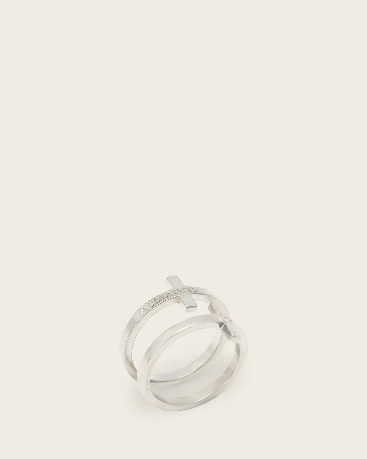 Gabe Sterling Silver Cross Rings