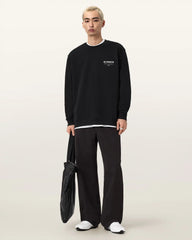 Underground Relaxed Fit Crew Neck Sweatshirt
