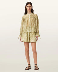 Delphine Relaxed Fit Gathered Shirt