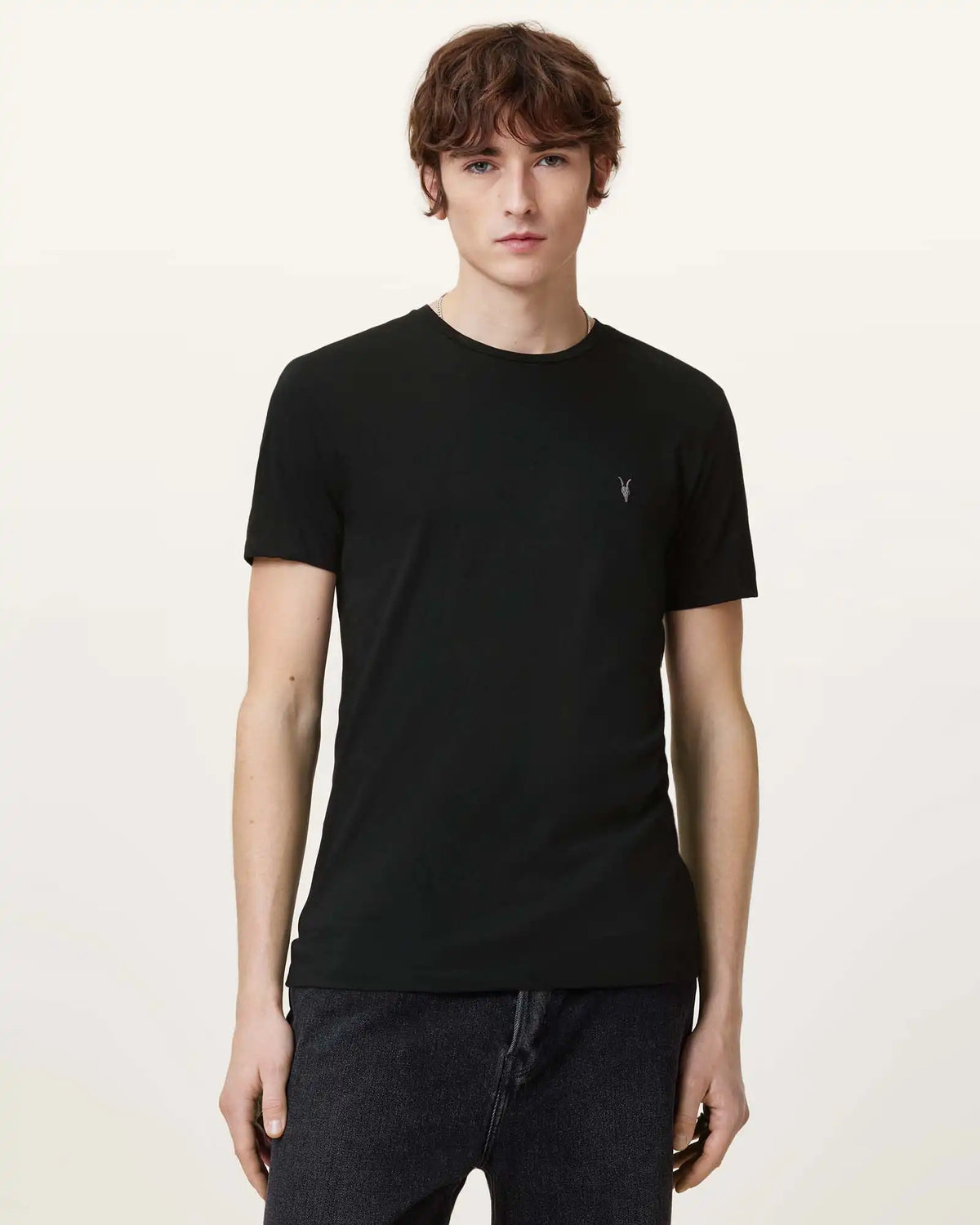 Tonic Crew Neck Slim Ramskull T-Shirt