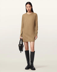 Tillii Metallic Long Sleeve Mini Dress