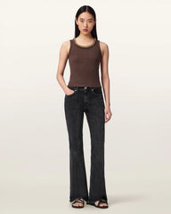 Lucy Sleeveless Slim Fit Ribbed Tank Top