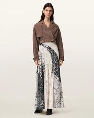 Ophelia Cropped Suede Jacket