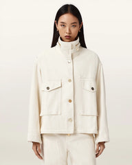 Clay Denim Cropped Jacket