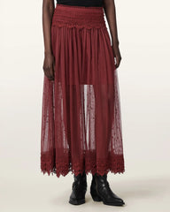 Trixie Lace Midi Skirt