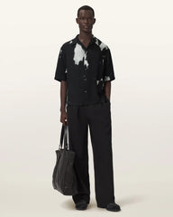 Templar Oversized Short Sleeve Printed Shirt