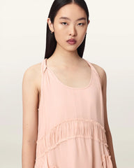 Dorina Sleeveless Ruched Maxi Dress
