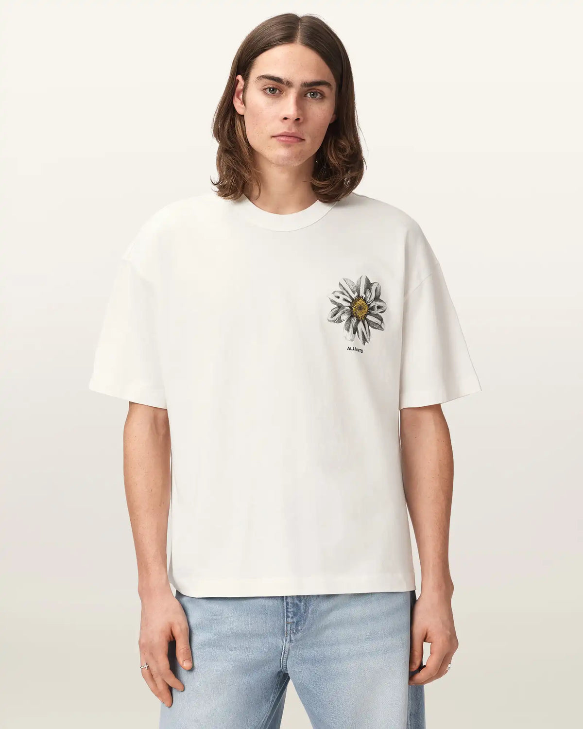 Petals Boxy Short Sleeve Graphic T-Shirt