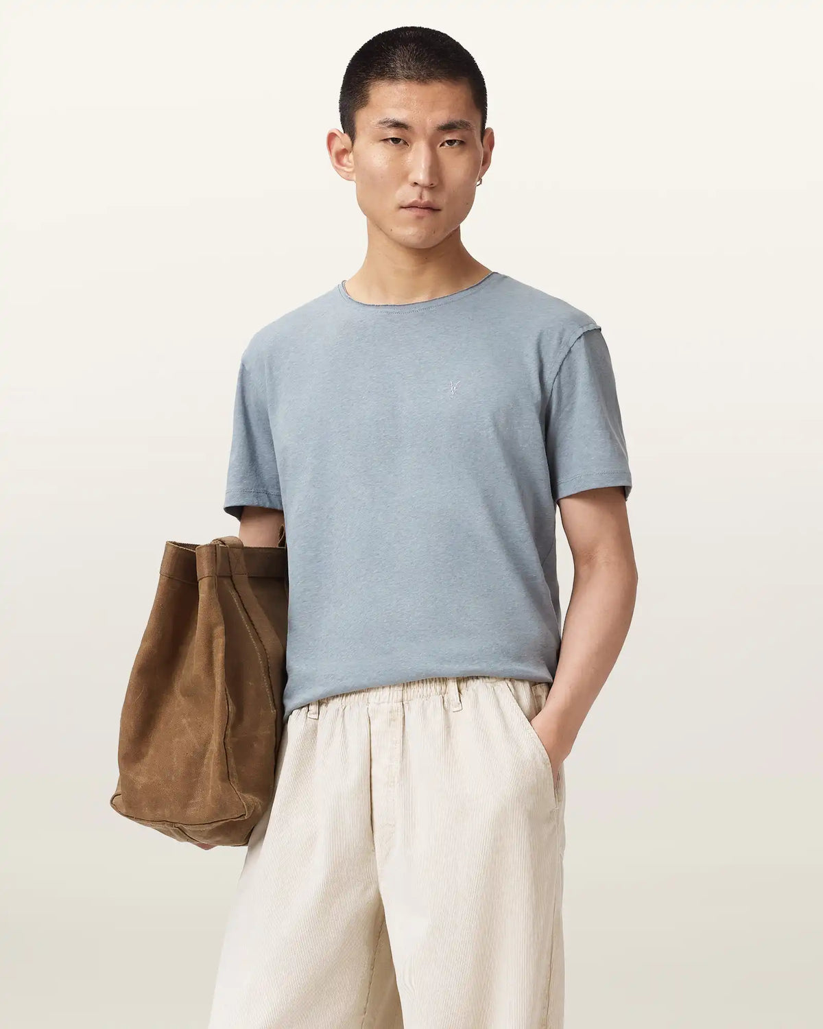 Flax Short Sleeve Ramskull T-Shirt