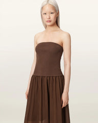 Tegan Bandeau Midi Dress
