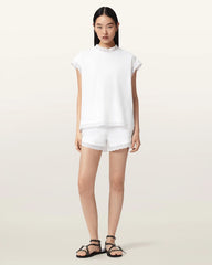 Lele Straight Fit Lace Trim Shorts