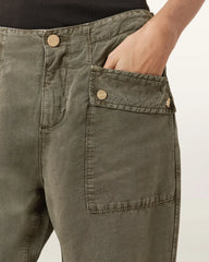 Val Cargo Linen Blend Pants