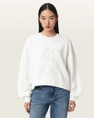 Reflex Lila Oversized Embellished Sweatshirt