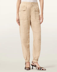 Val Cargo Linen Blend Pants
