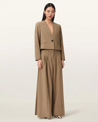 Poppy Wide Leg Pleated Pants