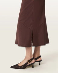 Violet Slingback Pointed Toe Heels