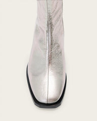 Avril Leather Metallic Boots