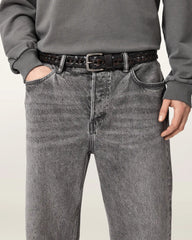 Mac Woven Leather Belt