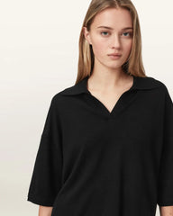 Bern Short Sleeve Woven Wool Polo
