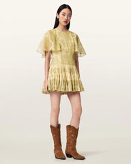 Yanna Slim Fit Tiered Mini Dress