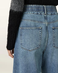 Taylor Frayed Barrel Leg Jeans