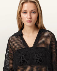Kyra Open Knit Mini Dress