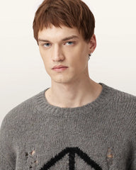 Message Oversized Wool Sweater