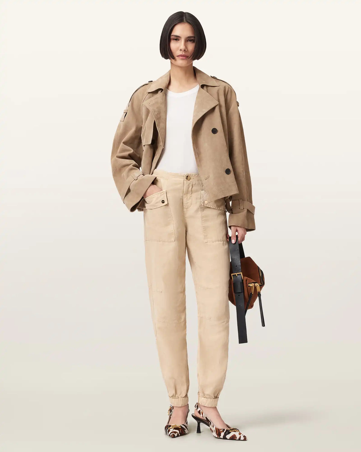 Val Cargo Linen Blend Pants