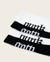 Goth Punk Cotton Two Pack Socks
