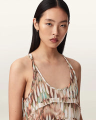 Cavarly Relaxed Fit Sleeveless Mini Dress