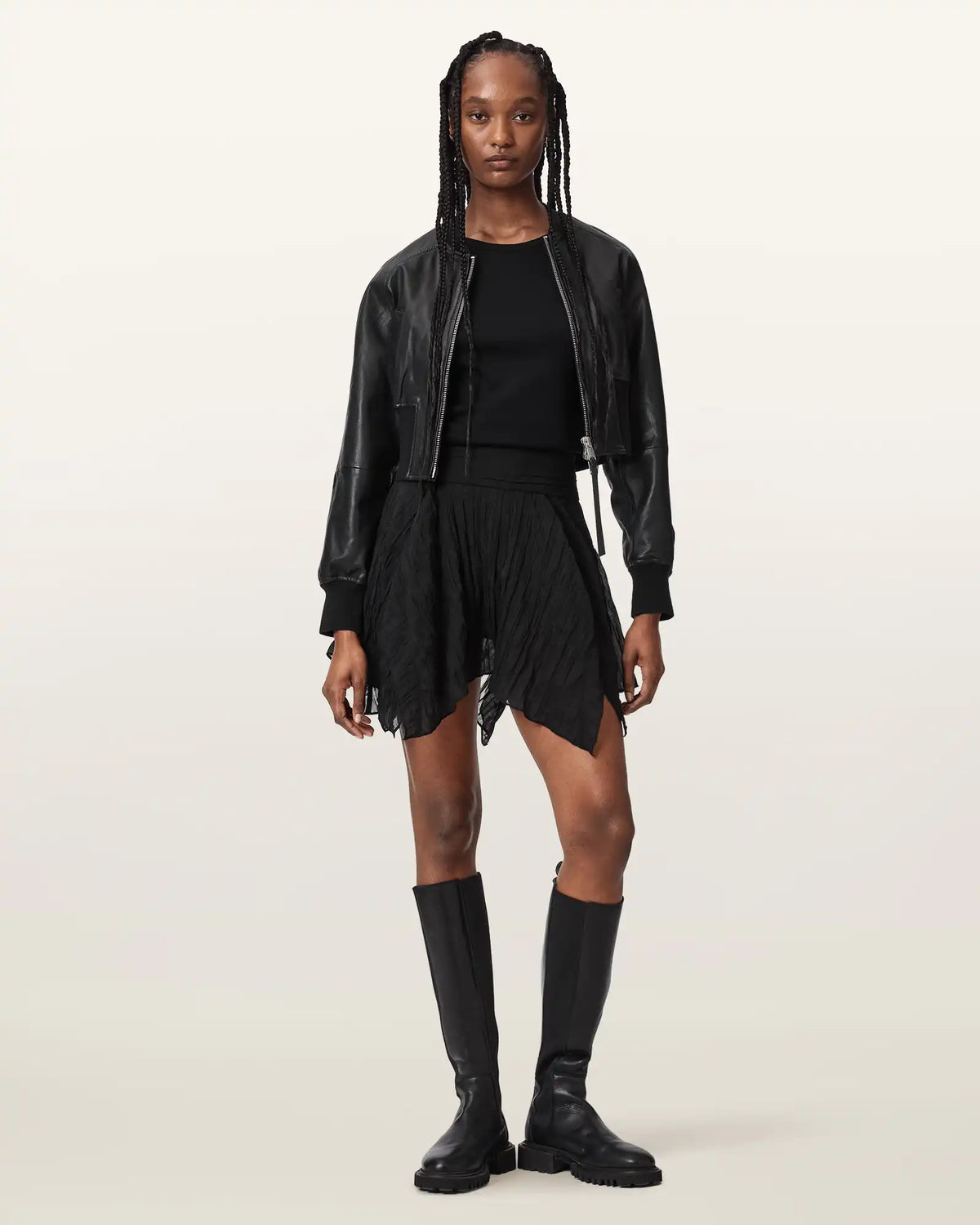 Asal Asymmetric Mini Skirt