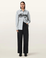 Adrianne Relaxed Striped Shirt