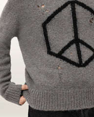 Message Oversized Wool Sweater