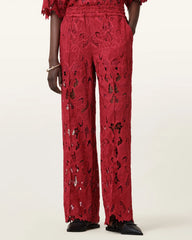 Charli Embroidered Straight Fit Pants