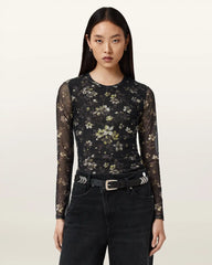 Ellie Mesh Long Sleeve T-Shirt