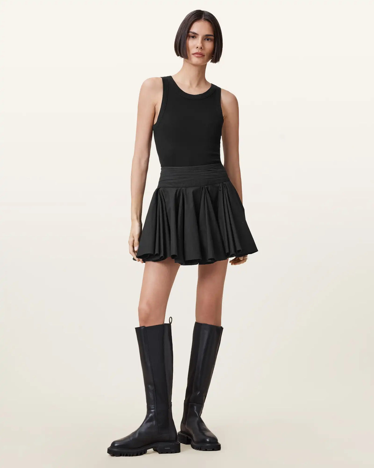 Tulip Cotton Mini Skirt