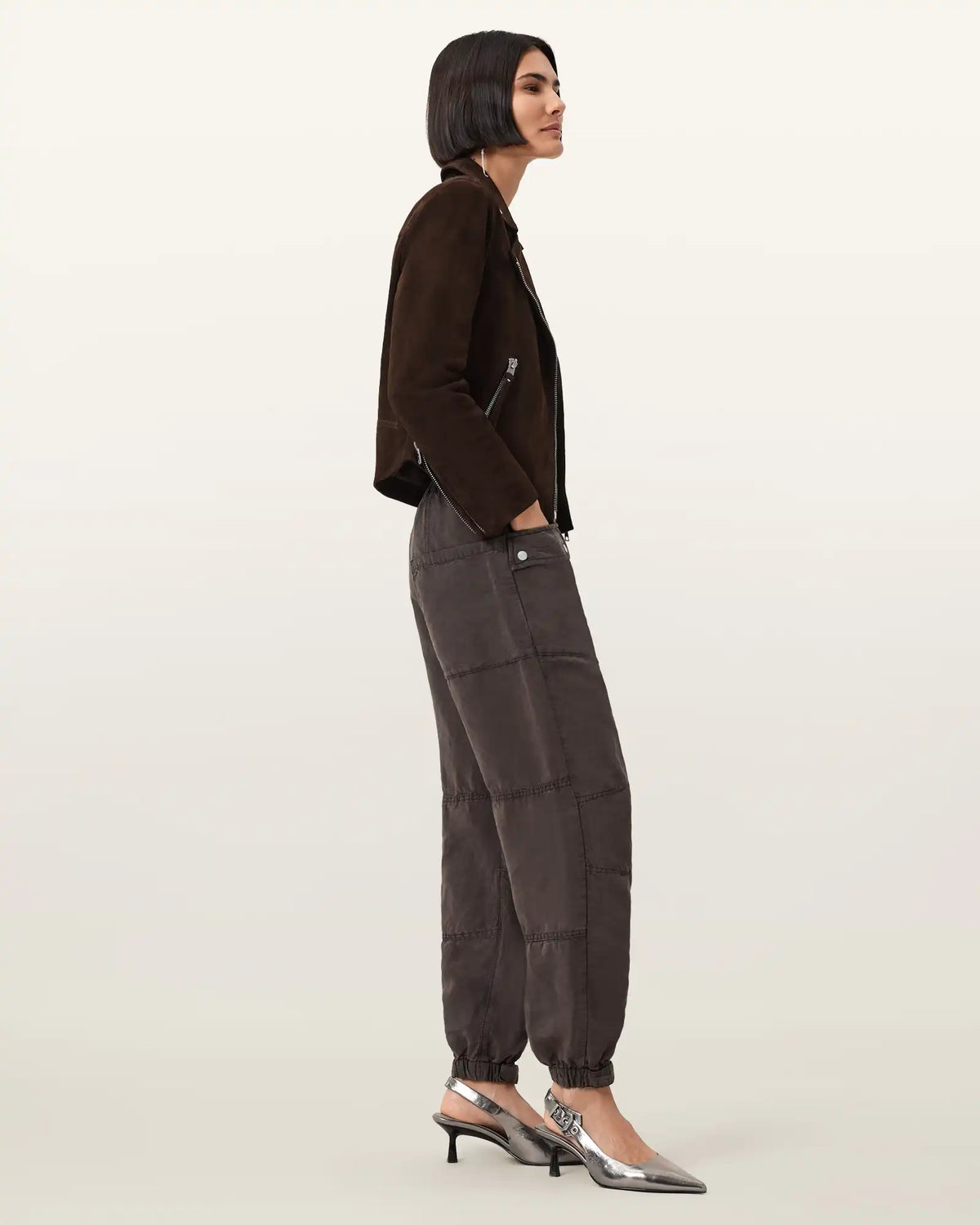 Val Linen Blend Cargo Pants