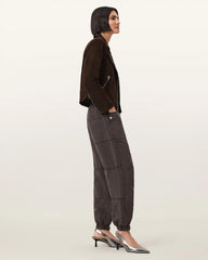Val Linen Blend Cargo Pants